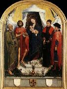 WEYDEN, Rogier van der Virgin with the Child and Four Saints oil painting